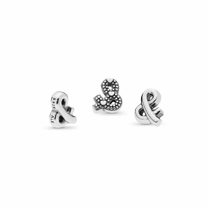 Pandora Ampersand Sign Petite Locket Charm Ireland - Sterling Silver - 673095OFE